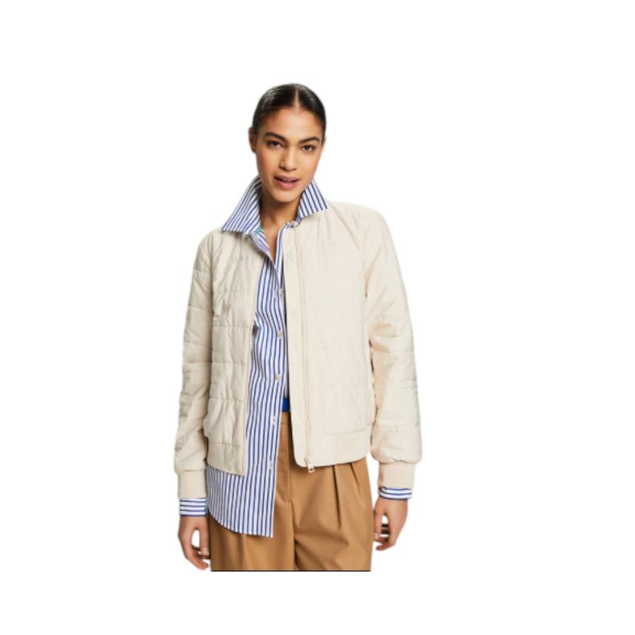 Chaqueta Bomber Mujer Esprit 024EE1G302 Beige