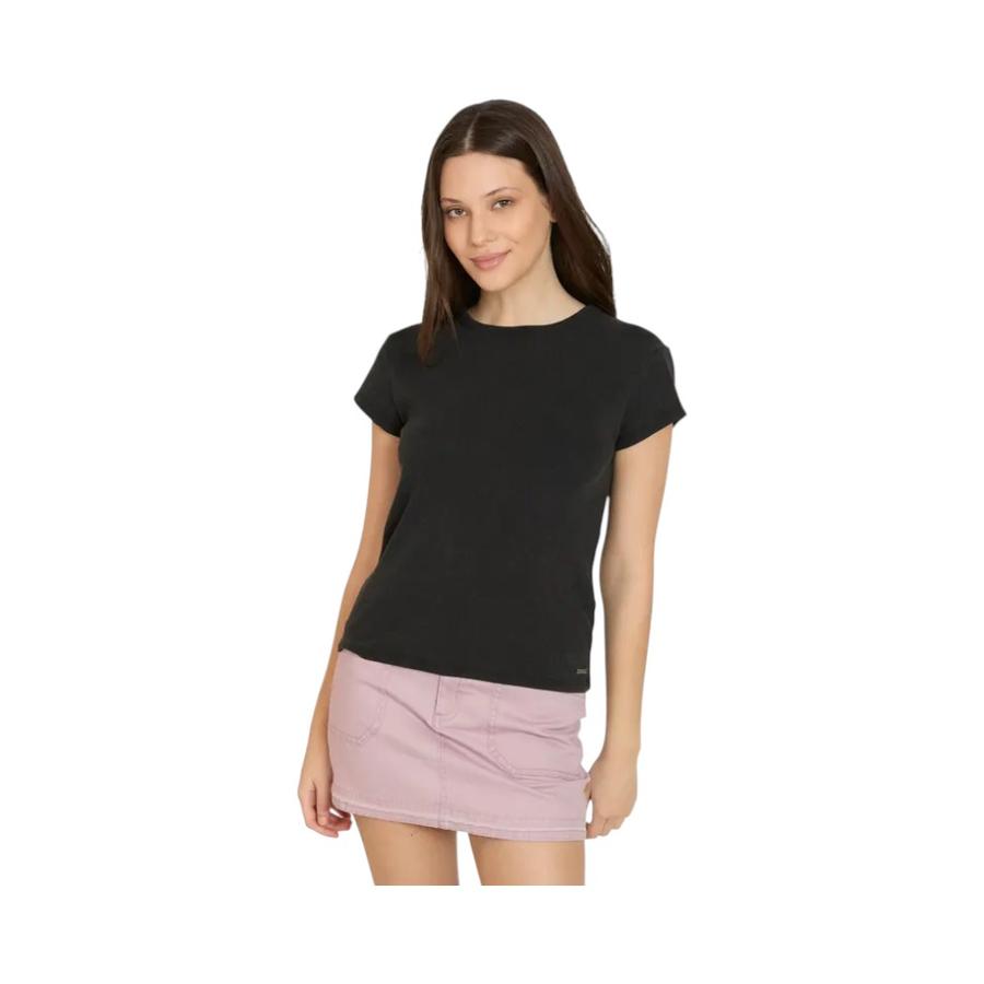 Polera Manga Corta Mujer Maui and Sons Solara Breeze Negro