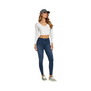 Jeans High Waist 4710 Mujer Amalia Azul