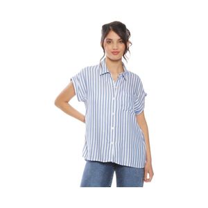 Blusa Sin Mangas Listada Wados WA4173 Indigo