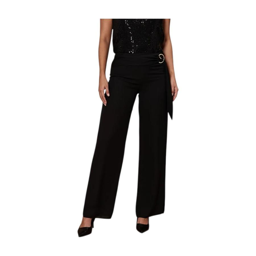 Pantalón Recto Mujer Give N66302 Negro