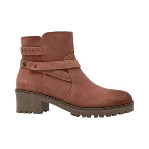 Botines de Cuero Mujer Panama Jack WJ026 Café