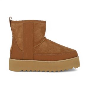 Bota Urbana Mujer Bamers Platform Café Claro