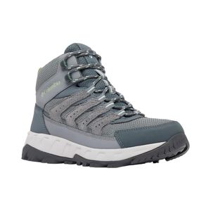 Botín Mujer Columbia Strata Trail Mid Waterproof Gris