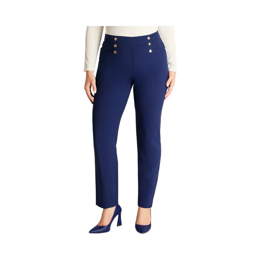Pantalón Recto Mujer Lorenzo Di Pontti Sport Azul