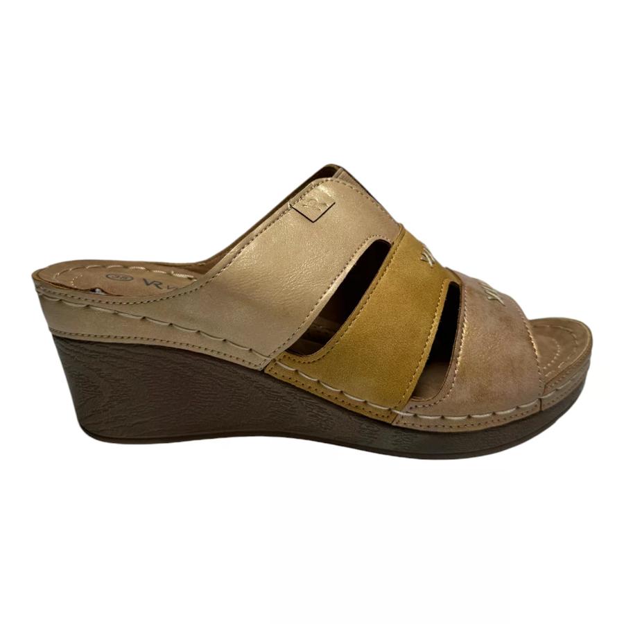 Sandalia Casual Mujer Via Rosmini Notte Beige