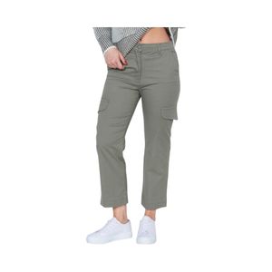 Pantalón Mujer Cargo Crop Tiro Medio Wados HBP514 Verde