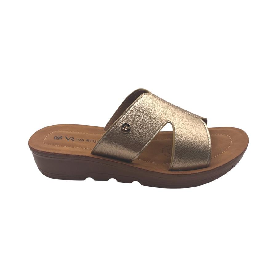 Sandalias Casual Mujer Via Rosmini Thoran Oro