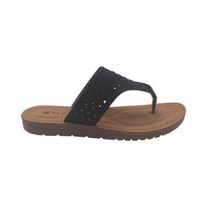 Sandalias Casual Mujer Via Rosmini Ambra Negro