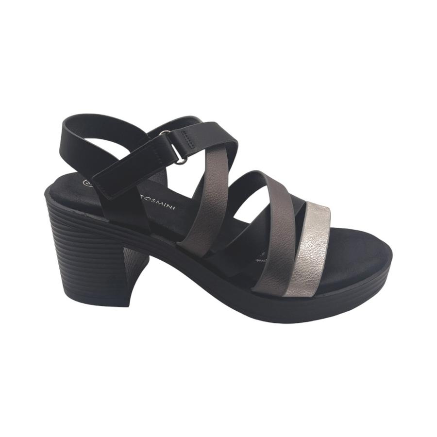 Sandalias Casual Mujer Via Rosmini Verra Negro