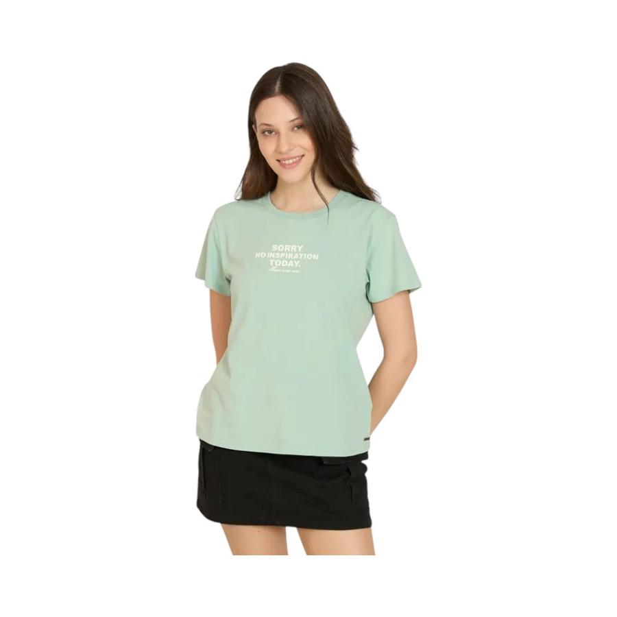Polera Manga Corta Mujer Maui & Sons Sea Whisper Verde
