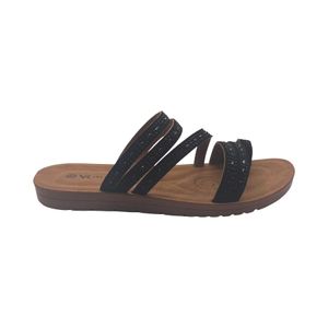Sandalias Casual Mujer Via Rosmini Artesi Negro