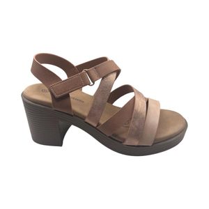 Sandalias Casual Mujer Via Rosmini Verra Café