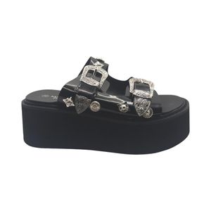 Sandalias Casual Mujer Maria Pia NewYork Negro