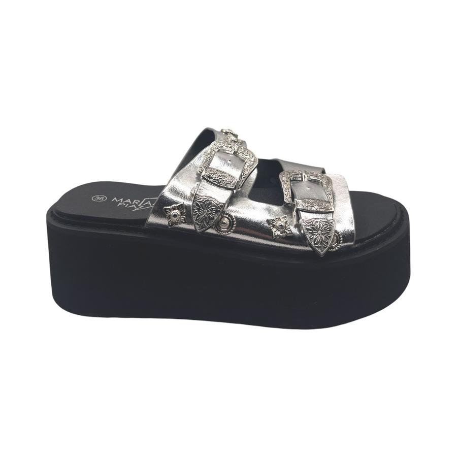 Sandalias Casual Mujer Maria Pia NewYork Gris