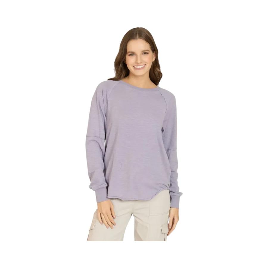 Polera Manga Larga Mujer Maui & Sons Isla Serena Lila