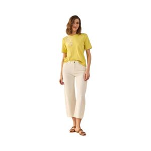 Jeans Capri Mujer Esprit 671G009 Crudo