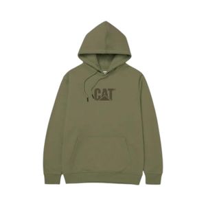 Polerón Pullover Hoodie Hombre Cat 4050047-3UK Olivo