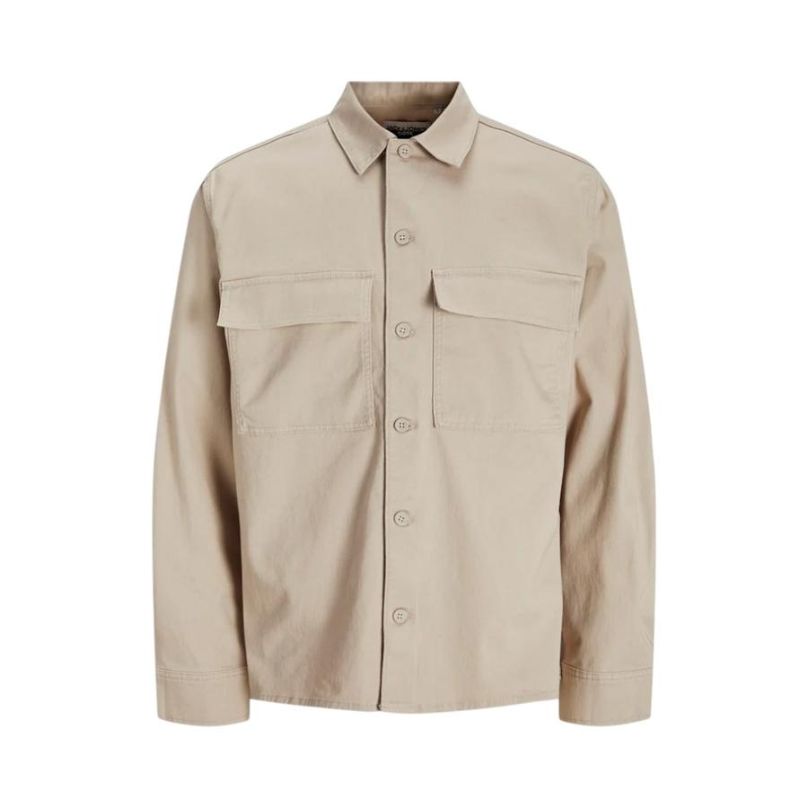 Camisa Elasticada Hombre Jack & Jones 12265966 Beige