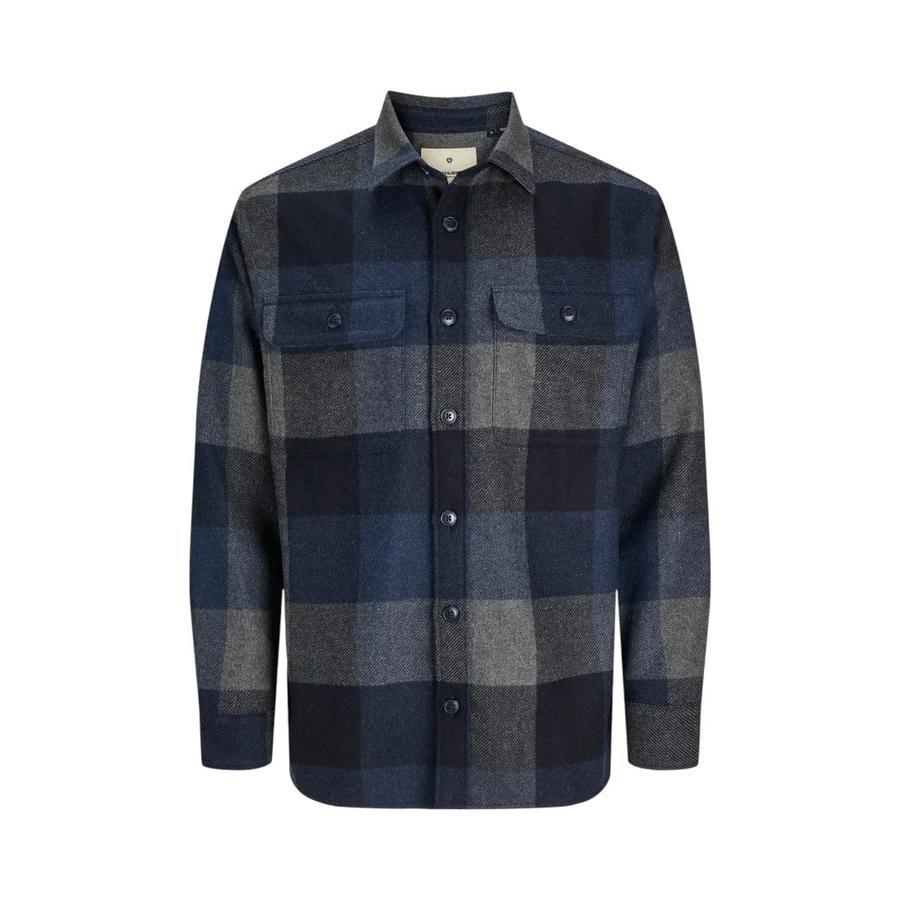 Camisa Manga Larga Hombre Jack & Jones 12246732 Azul