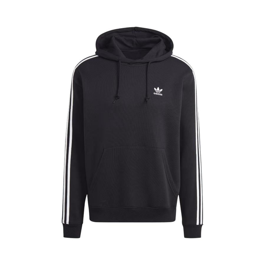 Polerón con Capucha Classics 3 Tiras Hombre Adidas Negro