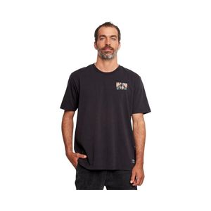 Polera Orgánica Forest Hombre Wild Lama Negra