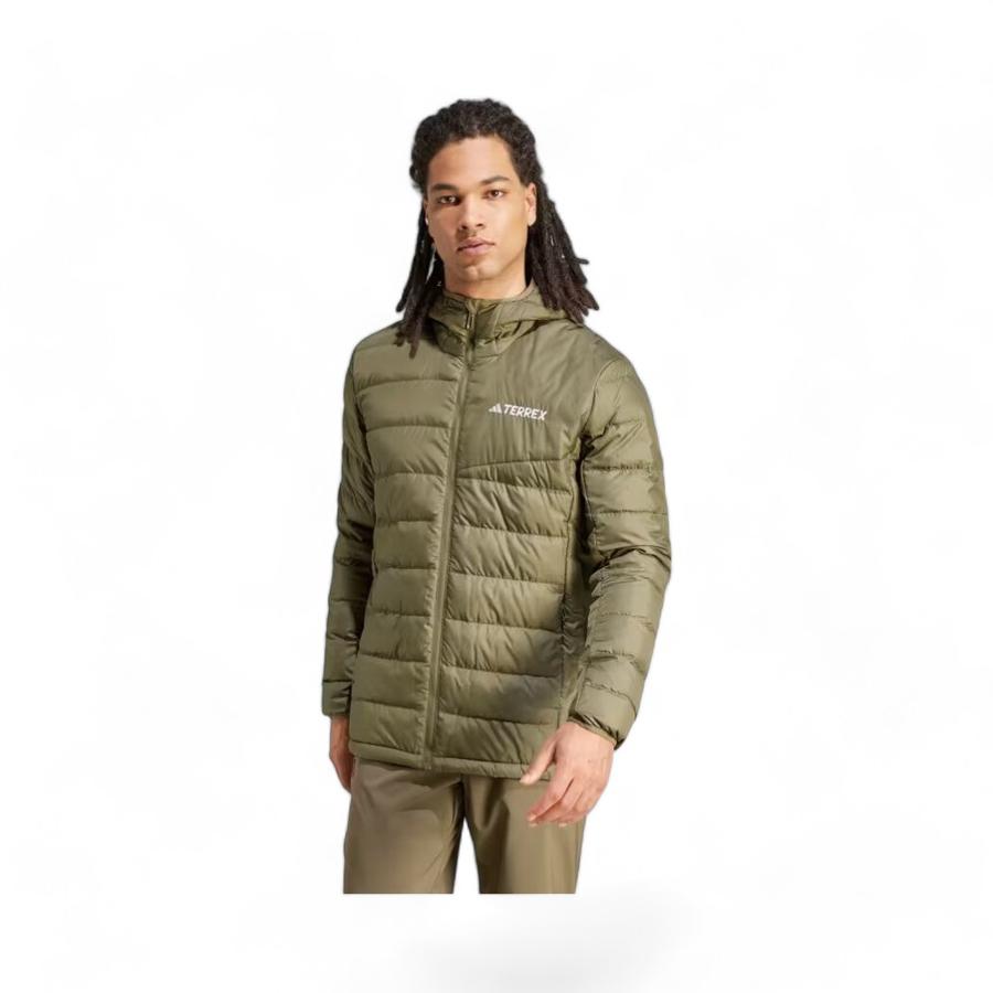 Chaqueta Outdoor Gorro Hombre Adidas Terrex MT Down Verde