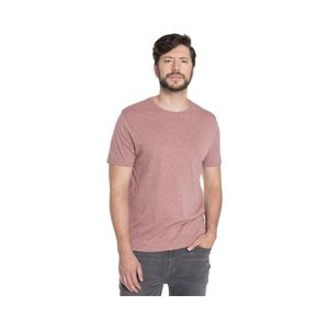 Polera Manga Corta Hombre Potros Palma Rosado