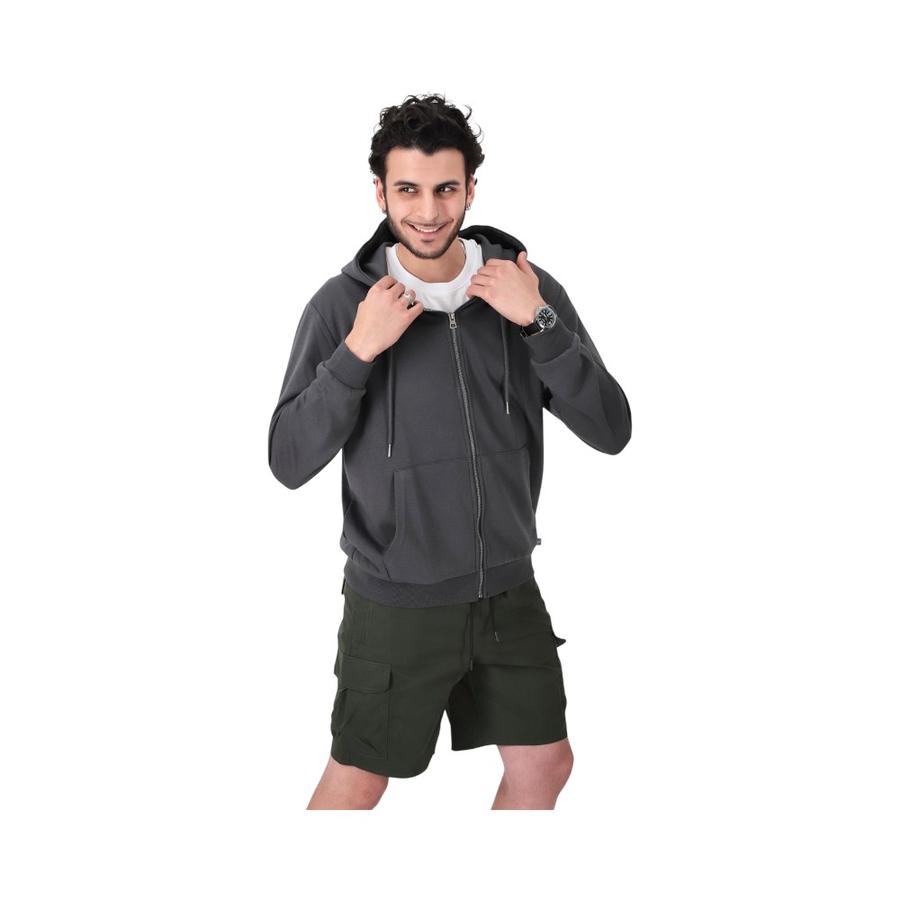 Poleron Fullzip Hombre Gangster 14213421G Gris