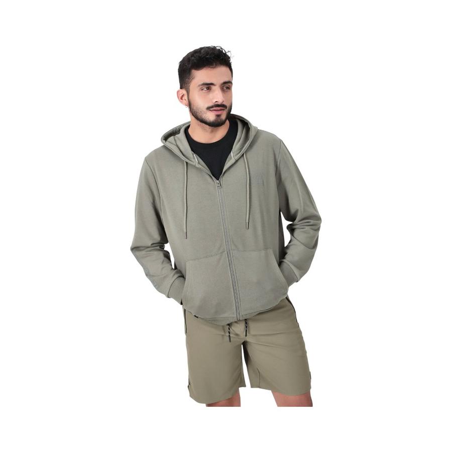 Poleron Fullzip Hombre Gangster 14213423V Militar