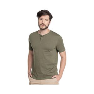 Polera Hombre Manga Corta Jersey Corso Potros Olivo
