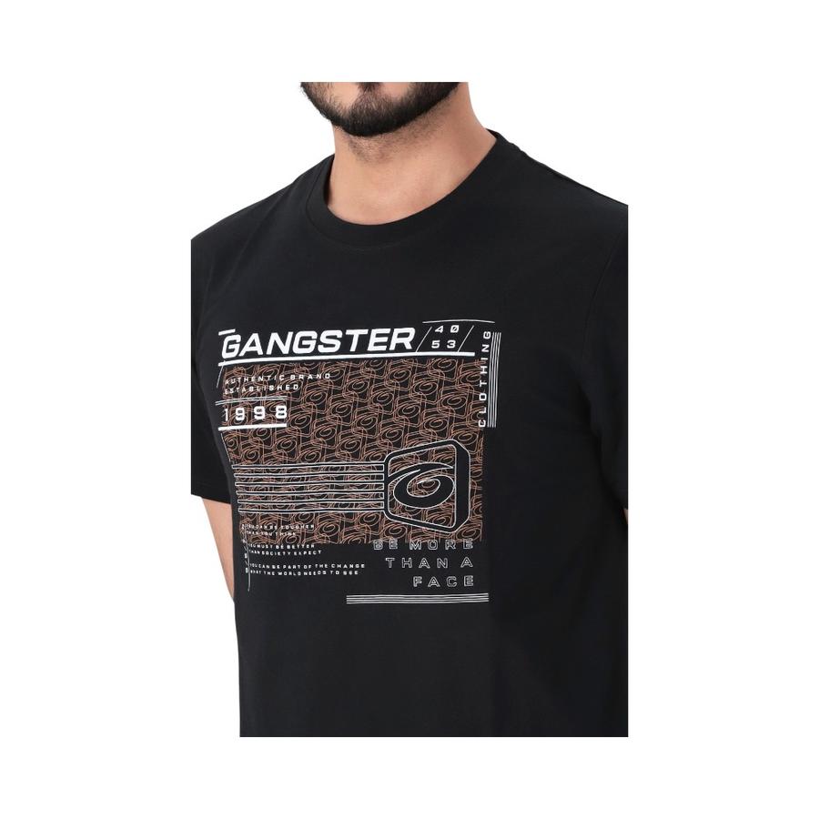 Polera Casual Hombre Gangster 10162364N Negro