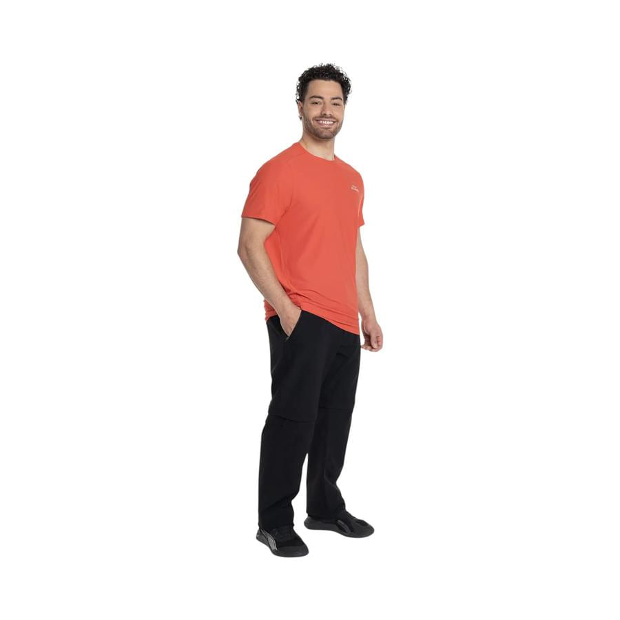 Pantalón Outdoor Desmontable Hombre Kannu Nalca  Negro