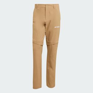 Pantalon Hiking Hombre Adidas Terrex multi zip-off Khaki