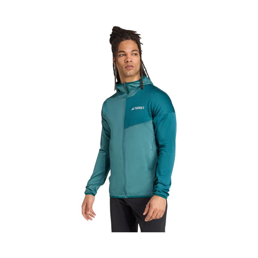 Polerón con Capucha Hombre Terrex Liteflex Adidas Verde