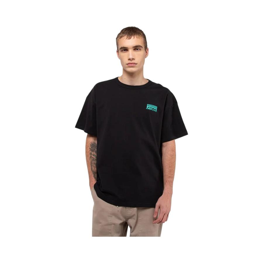 Polera Manga Corta Hombre Converse Cons Calavera Negro
