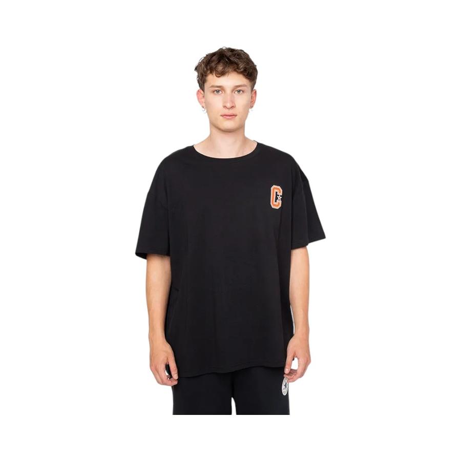 Polera Manga Corta Hombre Converse Retro Chuck Graphic Negro