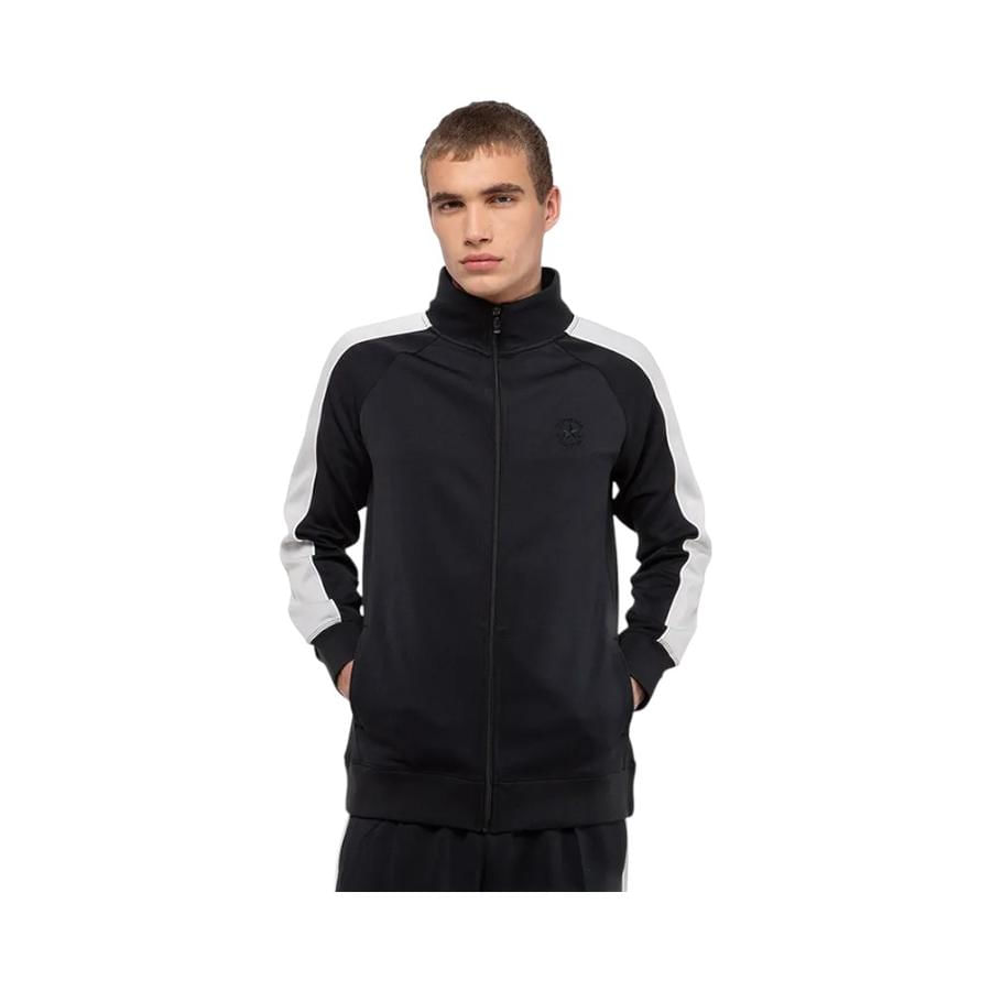 Polerón Con Cierre Hombre Converse Chuck Patch Negro