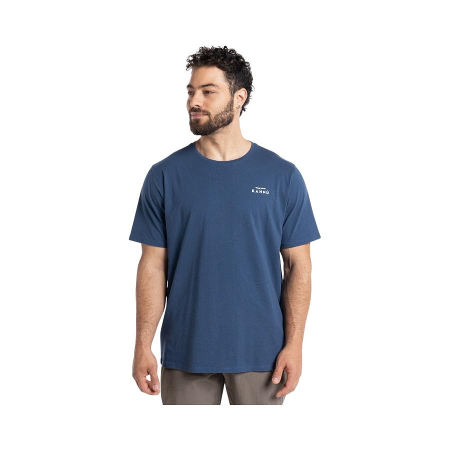 Polera Manga Corta Hombre Kannu KNLI17168N-077 Azul