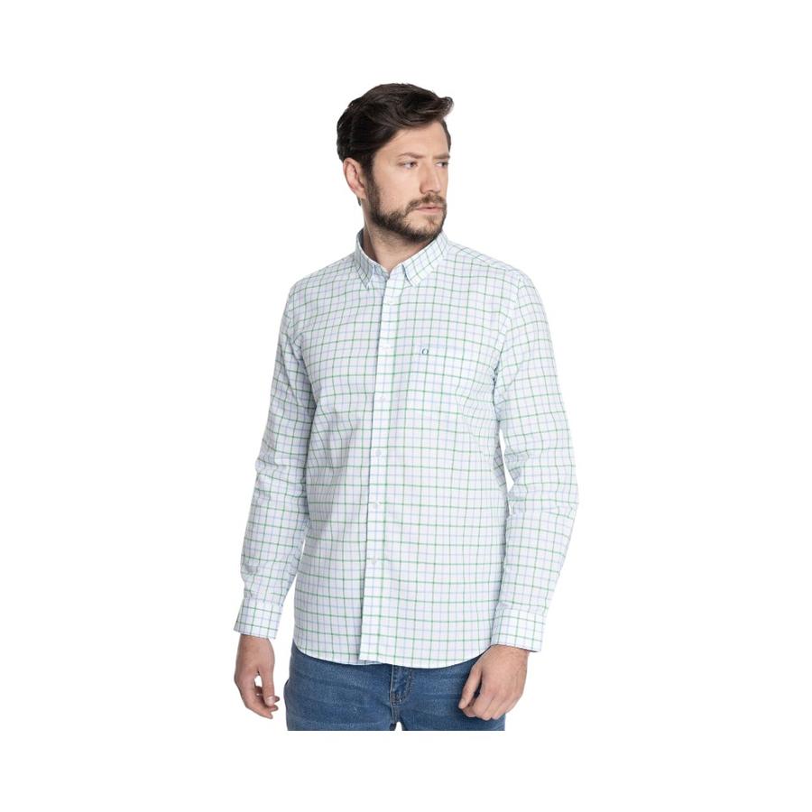Camisa Manga Larga Hombre Potros PTV601054N-512 Verde