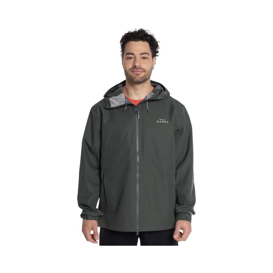 Parka Impermeable Hombre Kannu KNV614130N-095 Gris