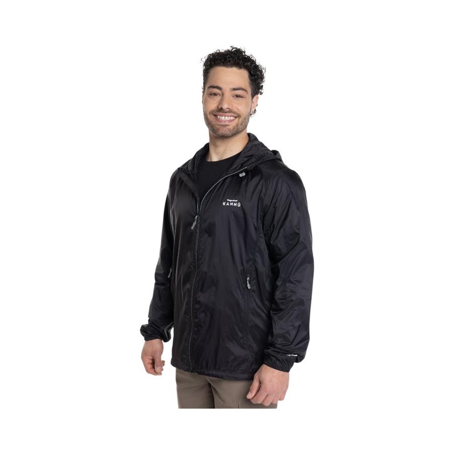 Cortaviento Empacable Hombre Kannu KNV619129N-009 Negro