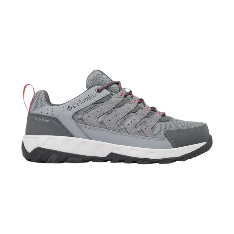 Zapatilla hombre Columbia Strata Trail Low Waterproof Gris