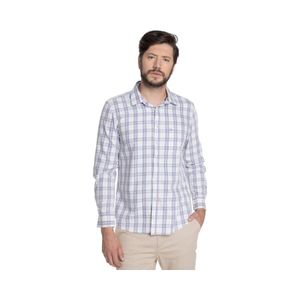 Camisa Manga Larga Hombre Potros PTV601081N-577 Azul