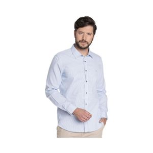 Camisa Manga Larga Hombre Potros PTV601131N-571 Celeste