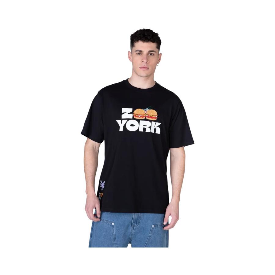 Polera Manga Corta Hombre Zoo York 10030006 Negro