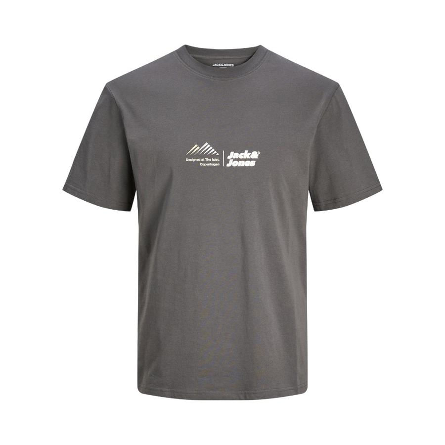 Polera Manga Corta Hombre Jack & Jones 12266473 Gris