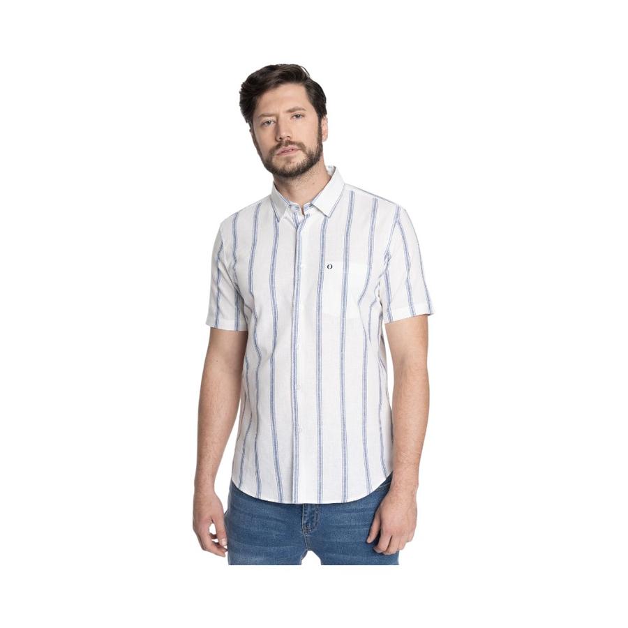 Camisa Manga Corta Hombre Potros PTV625170N-577 Azul