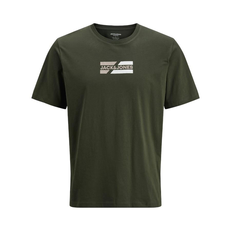 Polera Manga Corta Hombre Jack & Jones 12268415 Verde