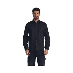 Camisa Manga Corta Hombre Ellus BML30650 Negro